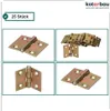 KOTARBAU® Nábytkové panty 20 x 25 mm 25 ks. Závěsy Náhled obrázku produktu 6