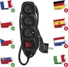 Prodlužovací kabel 3 m / 3 zásuvky / s vypínačem / černý / PVC / 1 mm2 Náhľad obrázku produktu
