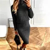 Strickkleid für Damen, zweiteiliger Anzug – Strickoberteil Produktbild-Vorschau 5