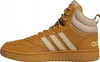 Side view of a brown Adidas Hoops 3.0 Mid Wtr sneaker. Anteprima dell’immagine prodotto