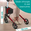 ELONEO inklapbare en lichte rollator met zitplaats, Productafbeelding-voorbeeld 4