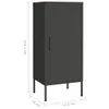 vidaXL Lagerschrank Anthrazit 42,5x35x101,5 cm Stahl Produktbild-Vorschau 7