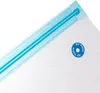 A close-up view of a vacuum seal bag with an air valve. Podgląd zdjęcia produktu