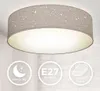 Deckenleuchte Sterndekor Stoff-Lampe Textil Kinderzimmer Produktbild-Vorschau 1