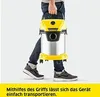 Kärcher WD 3 S V-17/4/20, 1000 W, Bubnový vysavač, Suché a Náhled obrázku produktu 20