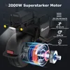 EVERCROSS  TECH Elektromoped -60V/30Ah Lithium Batterie & Produktbild-Vorschau 4