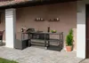 Aluminium Outdoor-Küche 3-teilig HWC-M64, Außenküche Garten Produktbild-Vorschau 9