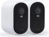 Two white and black Arlo Essential 2 XL FHD Outdoor Cameras are shown against a white background. Anteprima dell’immagine prodotto