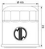 MIW Olejový filter H1013 (alt. HF303) Náhled obrázku produktu 5