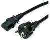 VALUE Netzkabel, IEC-Buchse & CEE7/7-Stecker gerade, Anteprima dell’immagine prodotto 1