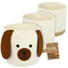 HMF Aufbewahrungskorb mit Griffen, 3er Set für Kinderzimmer Produktbild-Vorschau 1