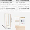 A product information sheet and diagram for a rectangular frame. Produktbild-Vorschau