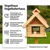 Mucola Vogelhaus Vogelfutterhaus Holz Vogelvilla Produktbild-Vorschau 2