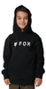 Mikina s kapucňou FOX Absolute pre mládež, čierna, YXL Náhľad obrázku produktu 2