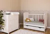 Babybett Kinderbett 70x140 cm mit Matratze & Schublade Produktbild-Vorschau 5
