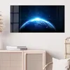 DEQORI Glasbild Echtglas 100x50 cm 'Sonnenaufgang im All' Produktbild-Vorschau 4