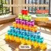 100 Magnetbausteine transparent magnetisch STEM Produktbild-Vorschau 2