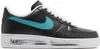 A studio shot of a single Nike Air Force 1 Low sneaker. Produktbild-Vorschau