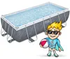 Piscina Steel Pro Max Marble 4,04 x 2,01 x 1 m - 56721 Anteprima dell’immagine prodotto 2