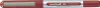A close-up shot of a red uni-ball eye micro pen. Voir les images du produit