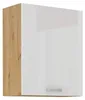 Hängeschrank 60 cm Eiche Artisan + Weiß Hochglanz Produktbild-Vorschau 1