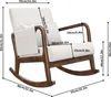 CDGlobal  Schaukelstuhl Relaxstuhl Sessel Stuhl Produktbild-Vorschau 5