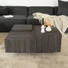 HOME DELUXE - Couchtisch NAYELI - Dunkle Holzoptik , Größe: Produktbild-Vorschau 3
