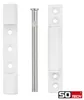 SOTECH Fensterband 95 mm Aluminium weiß – Aufschraubband, Produktbild-Vorschau 3