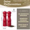 LS-LebenStil 2x Design Holz Salzmühle & Pfeffermühle 2´er Produktbild-Vorschau 2