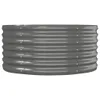 Plantenbak 152x80x36 cm gegalvaniseerd staal grijs Productafbeelding-voorbeeld 4