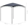 vidaXL Pavillon 3x3x2,65 m Anthracite 180 g/m Voir les images du produit 4