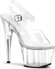 ADORE-708 Damen Sandale von Pleaser, Transparent  , EU 38, Produktbild-Vorschau 1