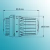Danfoss 015G3090 React RA click Thermostatkopf mechanisch 8 Produktbild-Vorschau 8