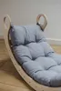 Dekokissen für Kinderwippe, hellgrau, 100 x 45 x 8 cm, Produktbild-Vorschau 6