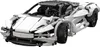 A white Lego Technic sports car is shown from a three-quarter front angle against a white background. Produktbild-Vorschau
