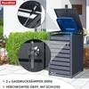 Mülltonnenbox Magnus Wetterfeste Anthrazitfarbene Produktbild-Vorschau 5