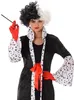 A woman dressed as Cruella de Vil from 101 Dalmatians, holding a cigarette holder. Anteprima dell’immagine prodotto