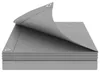 vidaXL Plane mit Ösen Hellgrau 6 x 6 m 90 gsm PE Produktbild-Vorschau 1