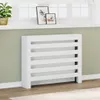 vidaXL Habillage de radiateur Blanc 104x20x82 cm Bois Voir les images du produit 2