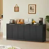 STILVORA Sideboard mit Wellenform und geschwungenem Produktbild-Vorschau 1