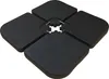 Ampelschirm aus Alu "Ilios 3" - Viereckig - 3 x 3 m - Ecru Produktbild-Vorschau 4