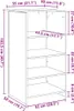 vidaXL Empfangstresen Weiß 55 x 50 x 103,5 cm Holzwerkstoff Produktbild-Vorschau 8