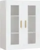 vidaXL Nástěnná skříňka bílá 69,5x34x90 cm Náhled obrázku produktu 2