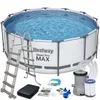 A Bestway Steel Pro Max above-ground pool set with accessories, displayed on a white background. Produktbild-Vorschau