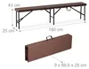 Ensemble de salon de jardin pliable Relaxdays, ensemble de Voir les images du produit 5