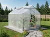 Serre jardin polycarbonate 250 x 190 x 195 cm "Basilic" - Voir les images du produit 2