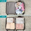 Belle Vous 8er Set Koffer Organizer - 8x wasserdichte Produktbild-Vorschau 4