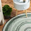 In- & Outdoor Teppich Rund DAVE, Serie "Circo", Grün, Ø120 Produktbild-Vorschau 4