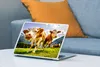 MuchoWow® Laptop Aufkleber Sticker Cover Kühe - Berge - Produktbild-Vorschau 4