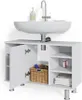Waschbeckenunterschrank Vicco Fynn Weiß 80 x 54 cm, Model Produktbild-Vorschau 7